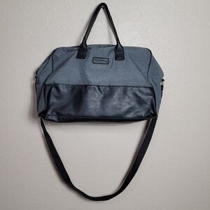 JOHN VARVATOS Duffle Carry On Gym Designer Bag Double Handle Crossbody